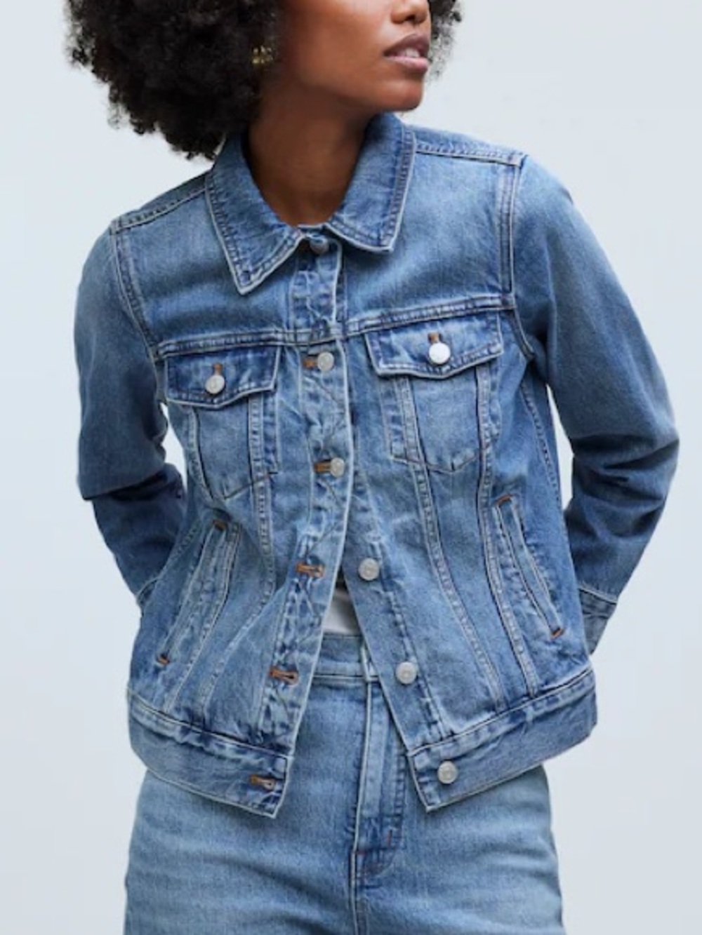 Madewell Medium Blue Classic Denim Jacket